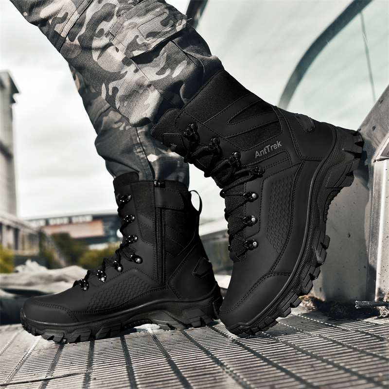 Outdoor Adventure Hiking - 2025 新しい戦術ブーツ男性ブーツ特殊部隊砂漠男性ブーツ屋外ハイキングブーツアンクルシューズ男性戦術ブーツ