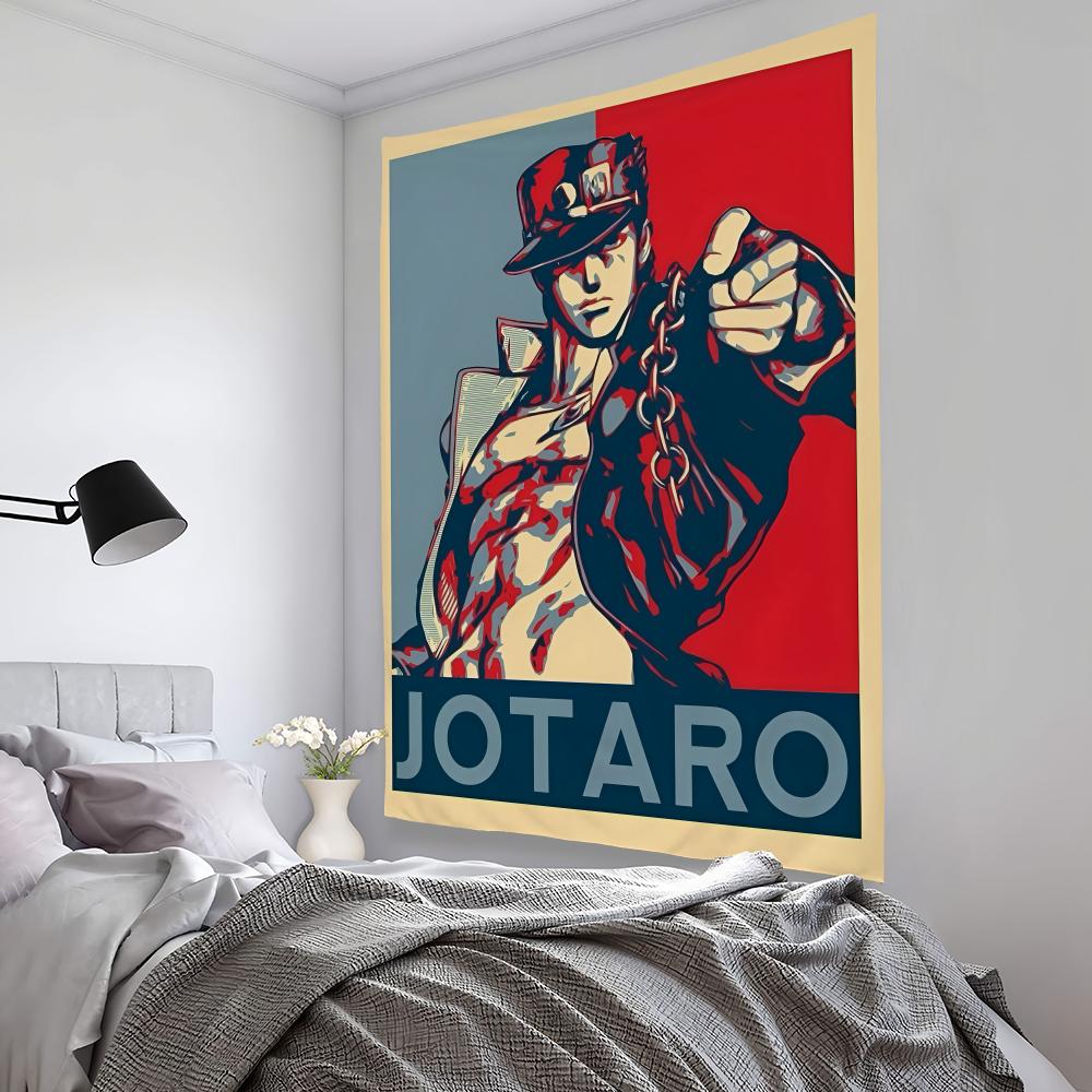 Outdoor Adventure Festival - J-JoJo B-Bizarre Adventure タペストリー マイクロファイバー背景アート装飾 寝室