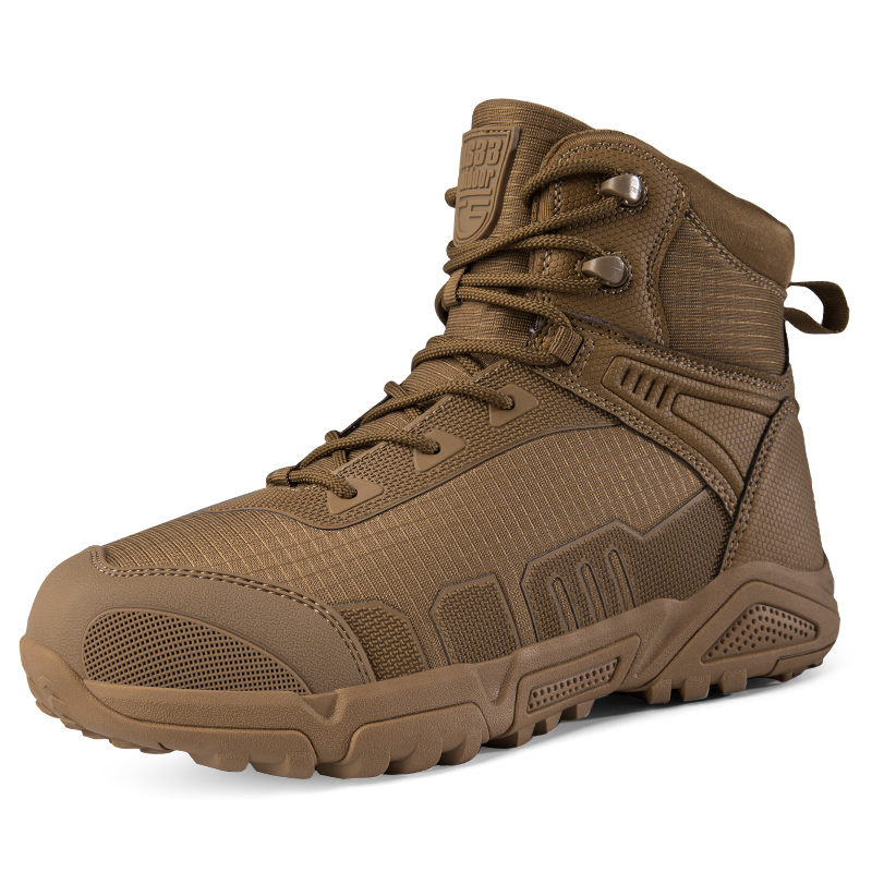 Outdoor Adventure Hiking - 男性用タクティカルブーツ、男性用アーミーシューズ、防水超軽量ワークトレーニングハイキングブーツ、アウトドアシューズ、女性用ミッドカーフウォリアーブーツ