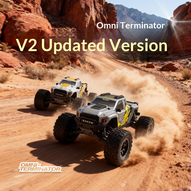 Outdoor Adventure Toys - V2 オムニターミネーター RCリモートコントロールトラック 4WD オフロード 高速電動レーシングおもちゃの車