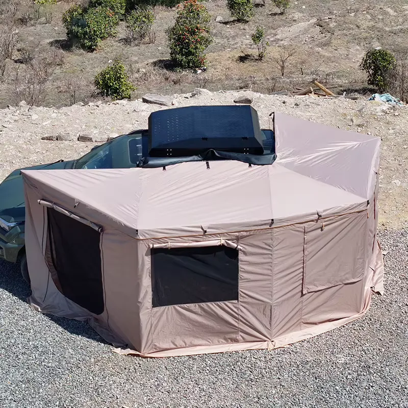 270度カーサイドオーニング 防水3000mm サンシェルタ - Outdoor Adventure Degree のレビューと価格
