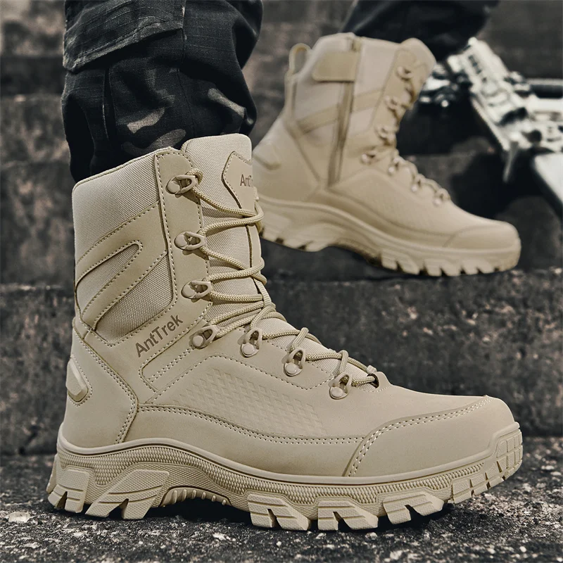 2025 新しい戦術ブーツ男性ブーツ特殊部隊砂漠男性ブーツ屋 - Outdoor Adventure Hiking のレビューと価格