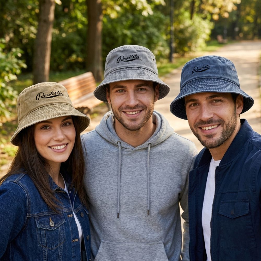 1pc ヴィンテージ ウォッシュド バケット ハット ユニセ - Outdoor Adventure Festival のレビューと価格