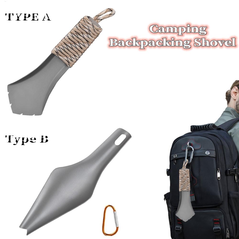 キャンプ バックパッキング ショベル 超軽量 TA2 チタン - Outdoor Adventure Backpack のレビューと価格