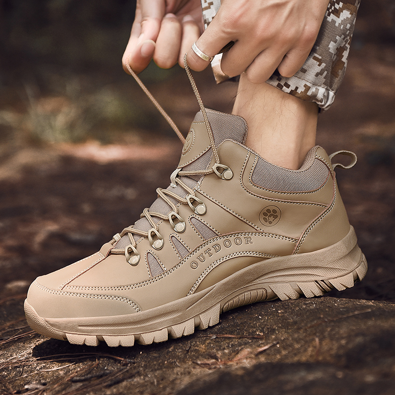 男性の戦術的なブーツ軍事男性軍靴登山ハイキング靴女性高品質豪 - Outdoor Adventure Hiking のレビューと価格
