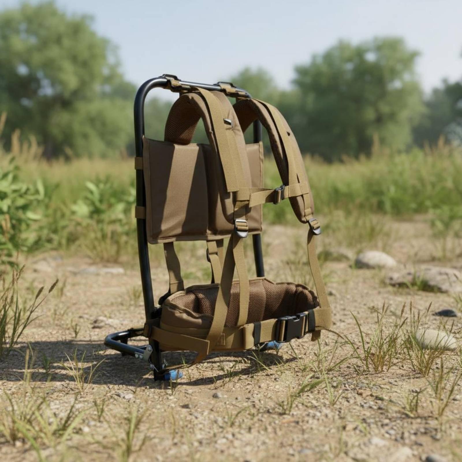 ポータブルアルミ製ハイキングフレーム、折りたたみ式バックパッ - Outdoor Adventure Backpack のレビューと価格