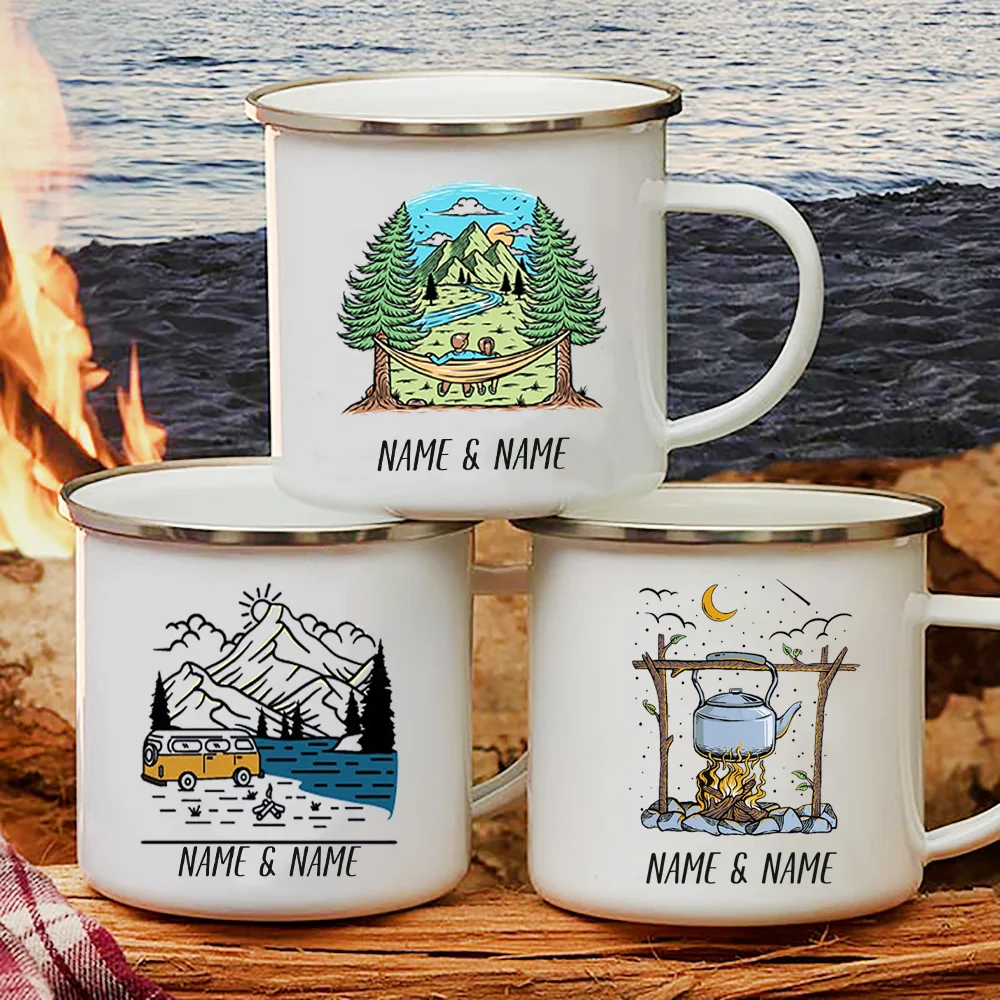 キャンピングカー、キャラバンプリント、キャンプマグ、アドベン - Outdoor Adventure Names のレビューと価格