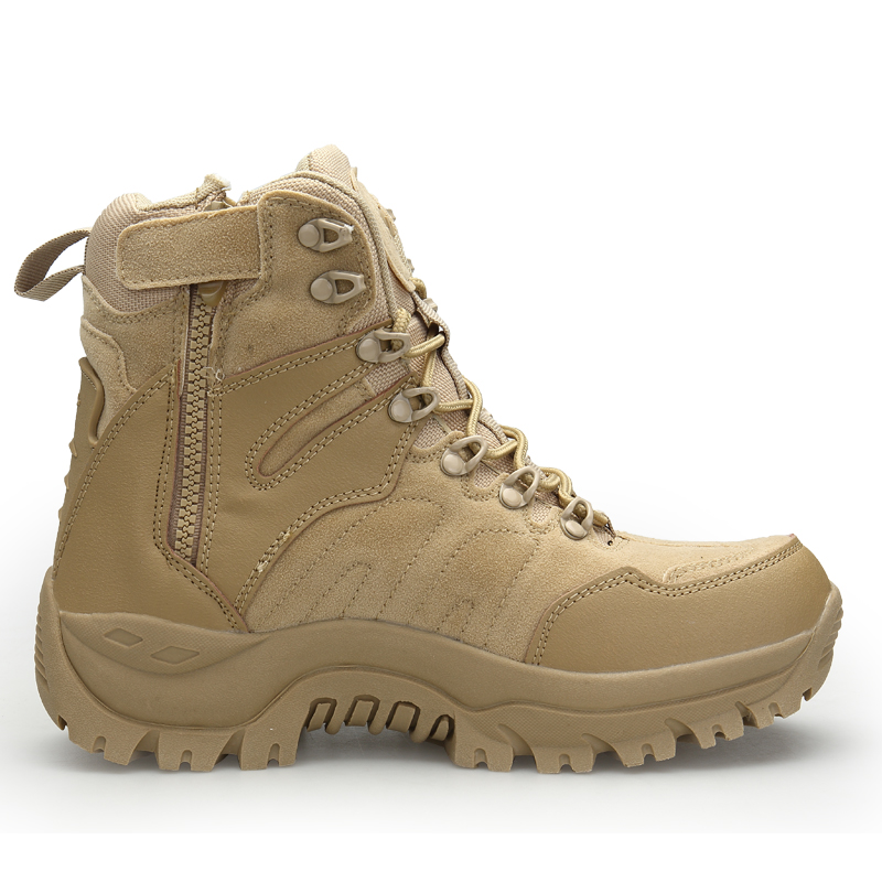 メンズミリタリータクティカルコンバットブーツ ハイカット デ - Outdoor Adventure Hiking のレビューと価格