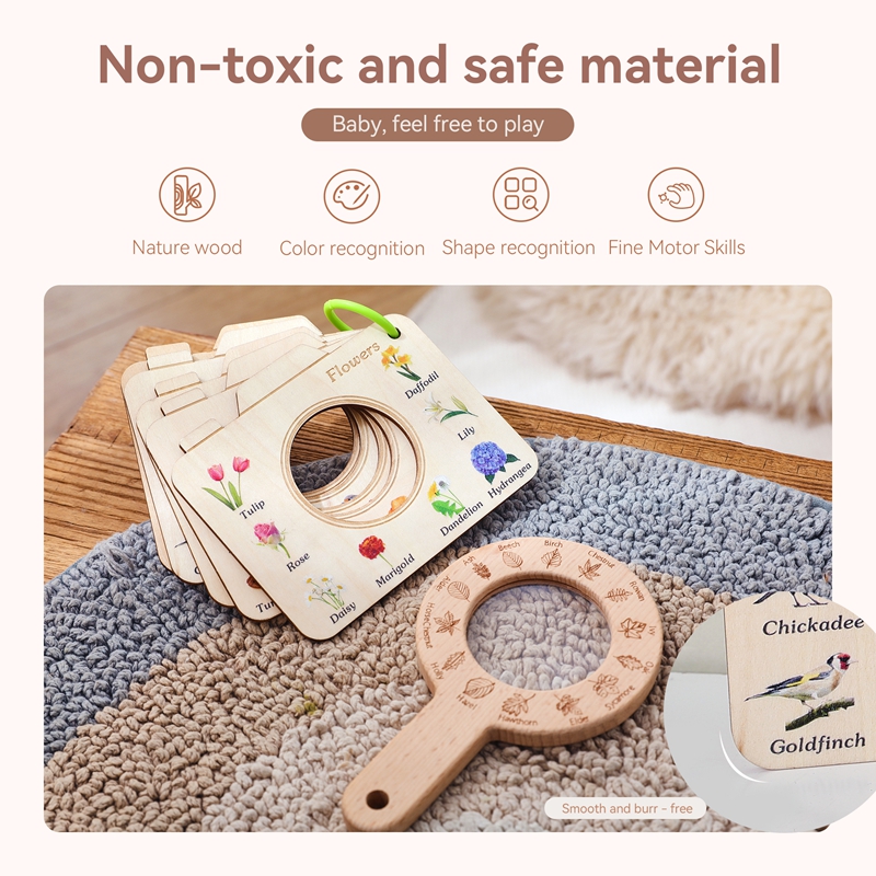 木製モンテッソーリおもちゃ虫眼鏡屋外探検認知ツール子供用森林 - Outdoor Adventure Toys のレビューと価格