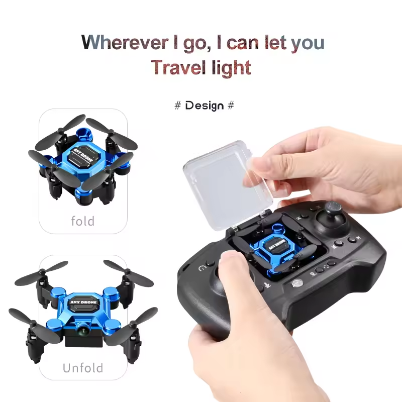 HDカメラ搭載ミニドローン 折りたたみ式クアッドコプター 初 - Outdoor Adventure At のレビューと価格